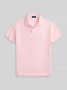 Polo Ralph Lauren Regular Fit Poloshirt aus reiner Baumwolle in Pink, ...