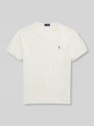 Polo Ralph Lauren Regular Fit T-Shirt aus reiner Baumwolle in Offwhite...