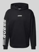 Guess Activewear Hoodie mit Label-Detail Modell 'DALIM' in Black, Größ...