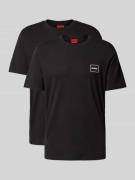 HUGO Regular Fit T-Shirt im 2er-Pack Modell 'DUGOPAK' in Black, Größe ...
