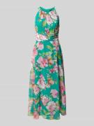 Adrianna Papell Cocktailkleid mit gelegten Falten in Gruen, Größe 48