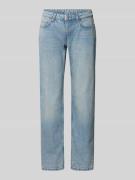 WEEKDAY Straight Leg Jeans aus reiner Baumwolle Modell 'Arrow' in Hell...
