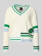 Marc Cain Relaxed Fit Pullover mit Lanawoll-Anteil in Offwhite, Größe ...