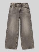 Jack & Jones Wide Fit Jeans mit Logo-Patch Modell 'Dave' in Black, Grö...