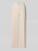 STEHMANN Hose mit Bügelfalten Modell 'Hillda' in Offwhite, Größe 38