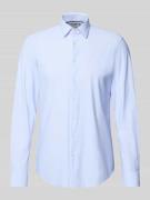 Jake*s Slim Fit Business-Hemd mit Kentkragen in Bleu, Größe 37/38