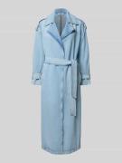 Liu Jo White Regular Fit Mantel mit Lyocell-Anteil in Hellblau, Größe ...