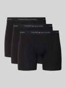 Tommy Hilfiger Boxershorts aus Baumwoll-Mix im 3er-Pack in Black, Größ...