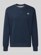 s.Oliver RED LABEL Regular Fit Sweatshirt aus Baumwoll-Mix in Marine, ...