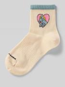 Happy Socks Socken aus Baumwoll-Mix Modell 'LOVE PONY' in Offwhite, Gr...