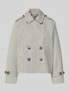 mbyM Relaxed Fit Jacke mit Umlegekragen Modell 'Becker' in Offwhite, G...