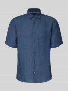 OLYMP Level Five Casual Fit Freizeithemd aus Leinen in Dunkelblau, Grö...