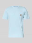 Carhartt Work In Progress Regular Fit T-Shirt mit Logo-Patch in Eisbla...