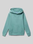 Jack & Jones Hoodie mit Label-Detail Modell 'ESTAR' in Petrol, Größe 1...
