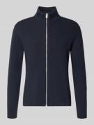 Lindbergh Cardigan mit Stehkragen und Reißverschluss in Dunkelblau, Gr...