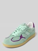 ALOHAS Sneaker aus Leder mit Label-Detail in Hellblau, Größe 40