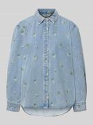 Only Relaxed Fit Jeansbluse aus reiner Baumwolle Modell 'VERA' in Jean...