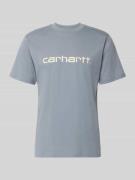 Carhartt Work In Progress T-Shirt aus Baumwolle Modell 'Script' in Rau...