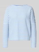 OPUS Relaxed Fit Pullover in Strick-Optik Modell 'Gresh' in Hellblau, ...