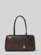 Mango Handtasche mit Tragehenkeln Modell 'CADIZ' in Dunkelbraun, Größe...