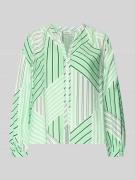 s.Oliver RED LABEL Relaxed Fit Langarmbluse aus Viskose-Mix in Hellgru...