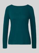 Tom Tailor Regular Fit Langarmshirt aus Bio-Baumwoll-Mix in Dunkelgrue...