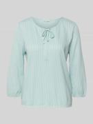 Tom Tailor Regular Fit T-Shirt aus Baumwoll-Mix in Mint, Größe L