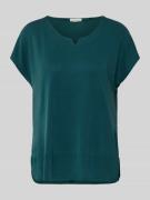 Tom Tailor Regular Fit T-Shirt aus Modal-Mix in Dunkelgruen, Größe L