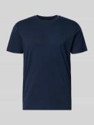 Tom Tailor Regular Fit T-Shirt aus reiner Baumwolle in Marine, Größe L