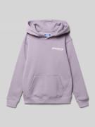 Jack & Jones Hoodie aus Baumwoll-Mix Modell 'COMINERAL' in Purple, Grö...