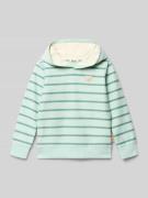 Steiff Hoodie aus reiner Baumwolle in Mint, Größe 104