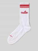 Happy Socks Socken aus Baumwoll-Mix Modell 'Cutie' in Weiss, Größe 41-...