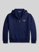 Polo Ralph Lauren Relaxed Fit Sweatjacke aus Baumwoll-Mix in Marine, G...