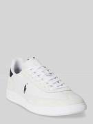 Polo Ralph Lauren Low Top Sneaker aus echtem Leder in Weiss, Größe 40