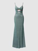 Luxuar Abendkleid im schimmernden Design in Mint, Größe 42