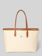 Tommy Hilfiger Shopper mit Logo-Detail Modell 'MONOPLAY LEATHER' in Be...