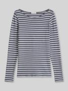 Marc O'Polo Regular Fit Langarmshirt aus reiner Baumwolle in Hellblau,...