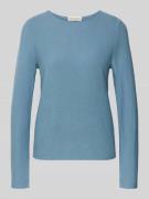 Marc O'Polo Regular Fit Strickpullover aus reiner Baumwolle in Blau, G...