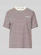 Carhartt Work In Progress T-Shirt mit Label-Stitching in Bordeaux, Grö...