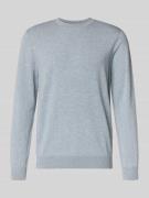 Profuomo Regular Fit Pullover aus Lyocell-Mix mit Seiden-Anteil in Hel...