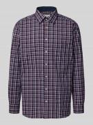 ETERNA Regular Fit Business-Hemd mit Kentkragen in Marine, Größe 39