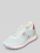 Blauer USA Sneaker aus Leder-Mix mit Logo-Patch Modell 'Millen' in Hel...