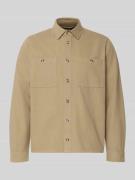 Blend Regular Fit Hemdjacke mit Brusttaschen Modell 'DENNY' in Taupe, ...