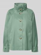 Fuchs Schmitt Jacke mit Stehkragen und Ärmelriegeln in Gruen, Größe 36