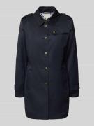 Fuchs Schmitt Trenchcoat mit Ärmelriegeln in Marine, Größe 34