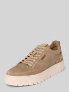 PS Poelman Sneaker aus echtem Leder Modell 'Ivar' in Beige, Größe 40