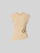 Joseph Blusenshirt aus Viskose-Mix in Beige, Größe L