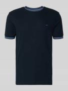 Christian Berg Men T-Shirt mit Strukturmuster und Rundhalsausschnitt i...