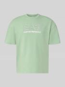 EA7 Emporio Armani T-Shirt mit Logo und Rundhalsausschnitt in Gruen, G...