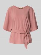 MOS MOSH Relaxed Fit Bluse aus Viskose-Mix Modell 'Rikas' in Hellrot M...